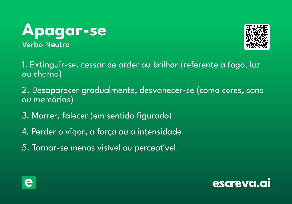 apagar-se
