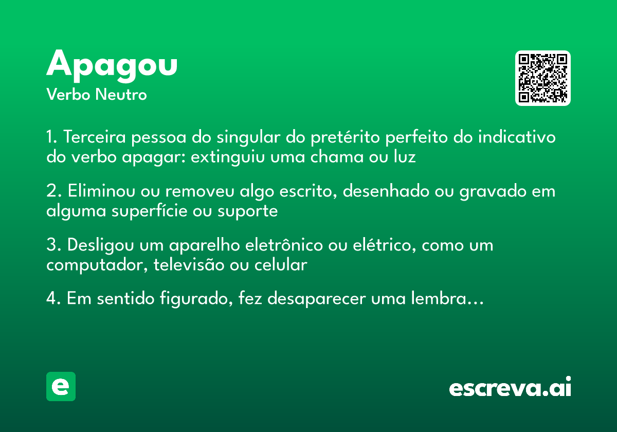 apagou
