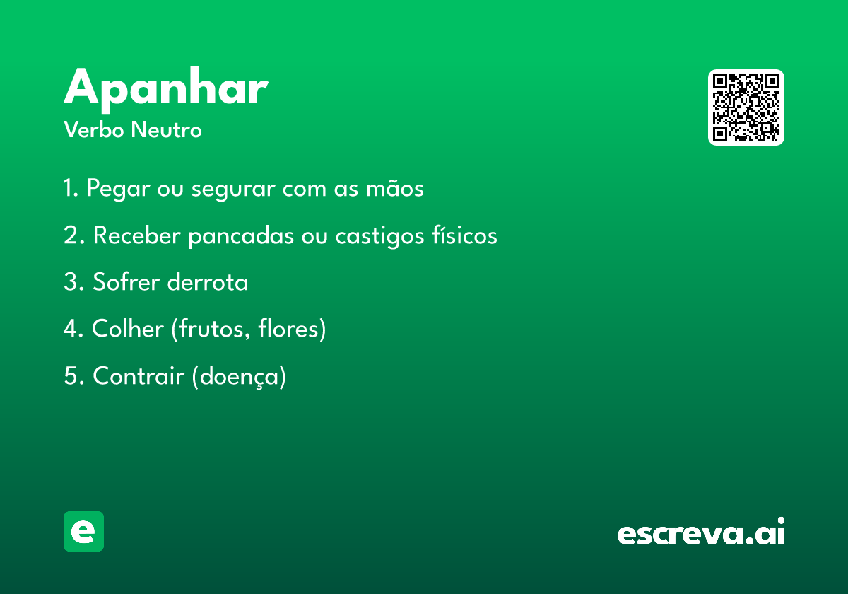 apanhar