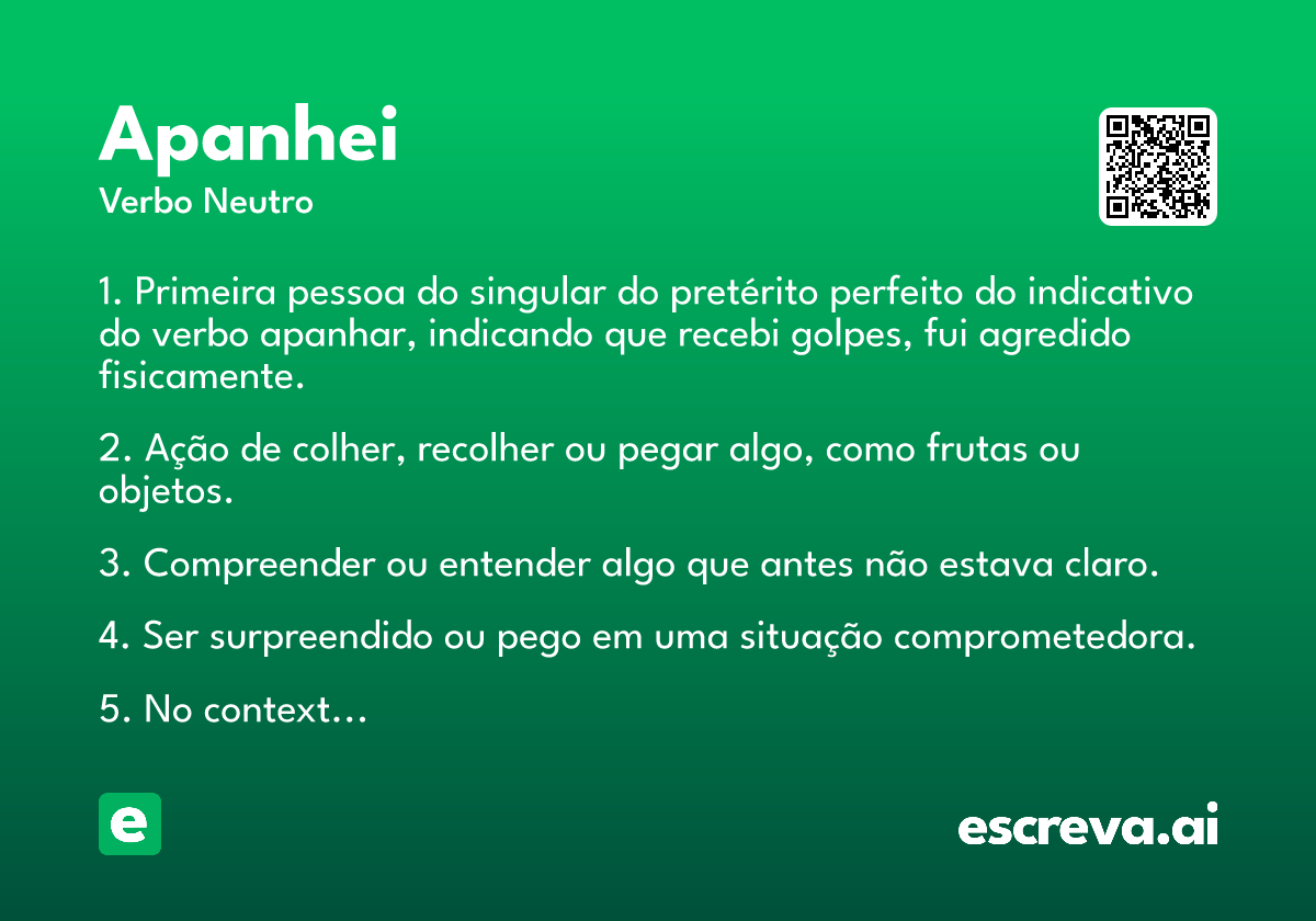 apanhei