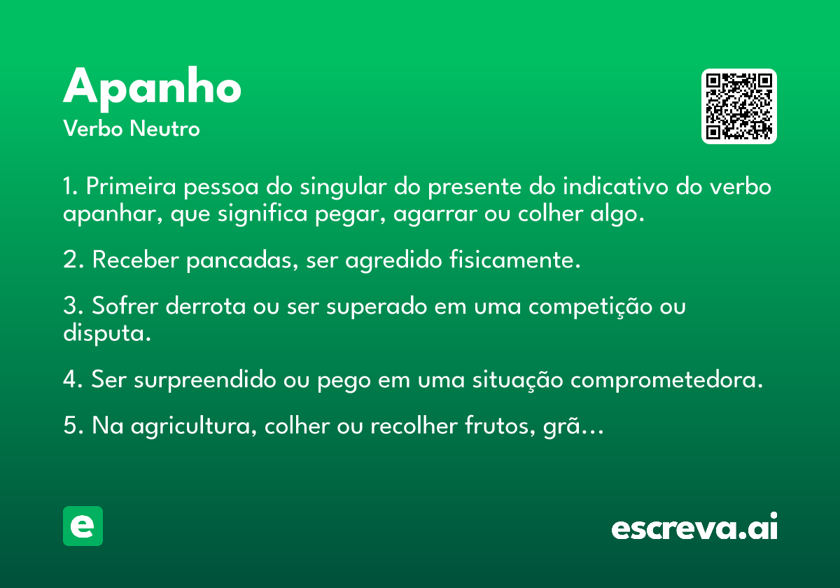 apanho
