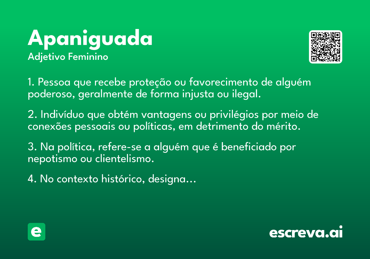 apaniguada