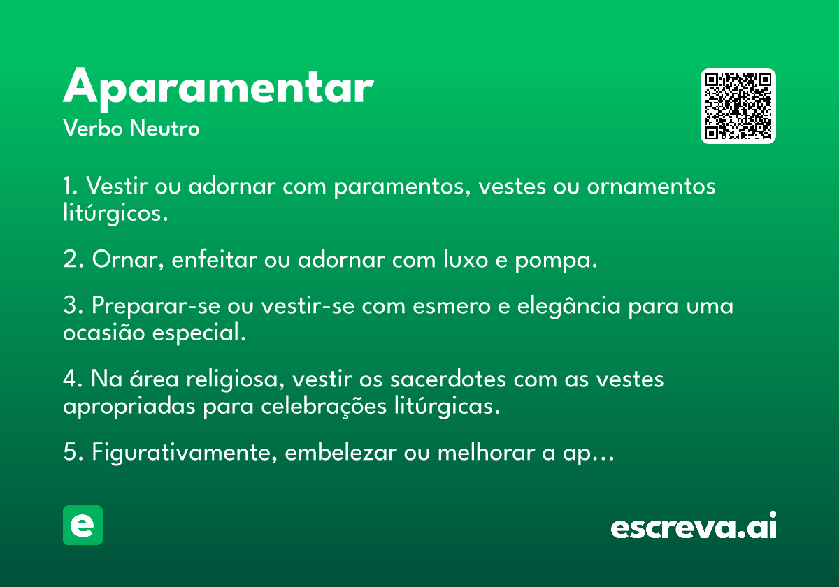 aparamentar