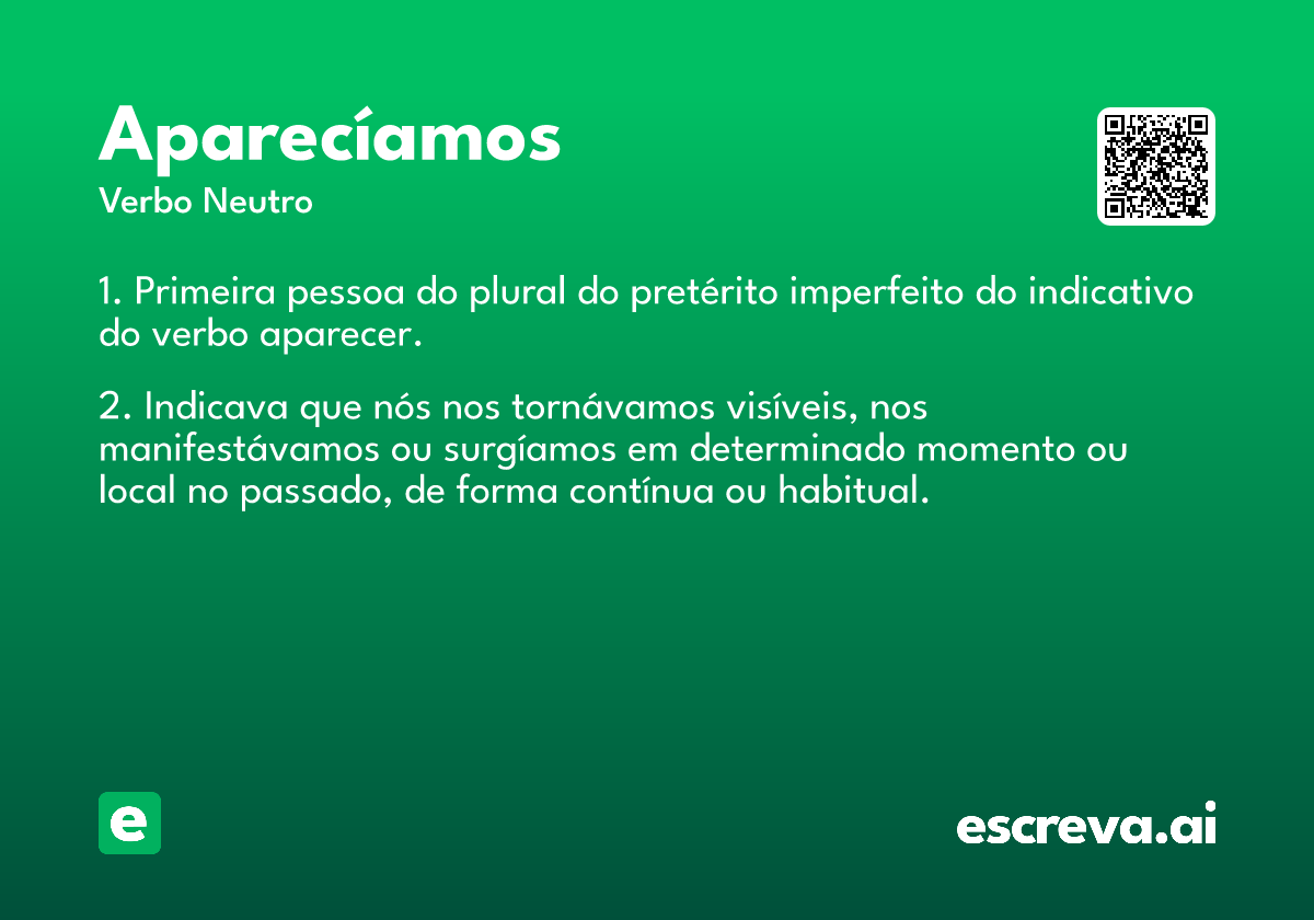aparecíamos