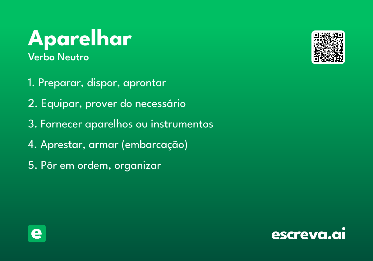 aparelhar