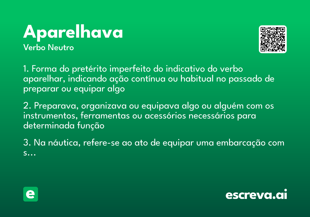aparelhava
