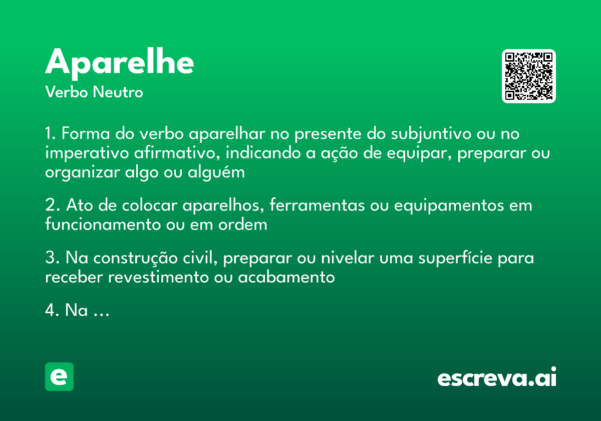aparelhe