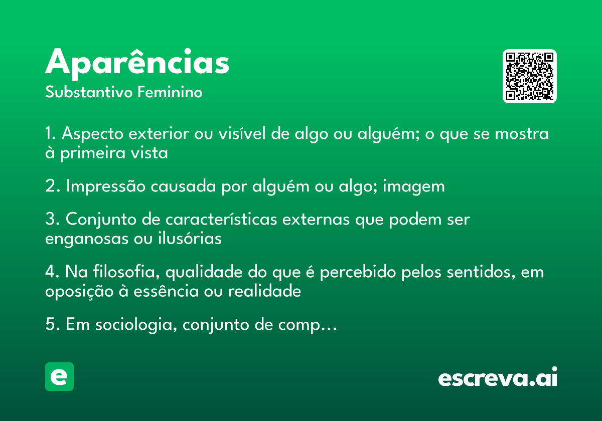 aparências
