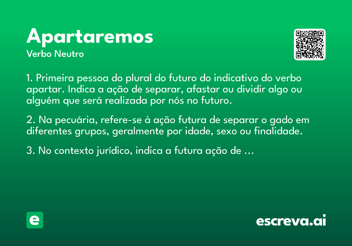 apartaremos