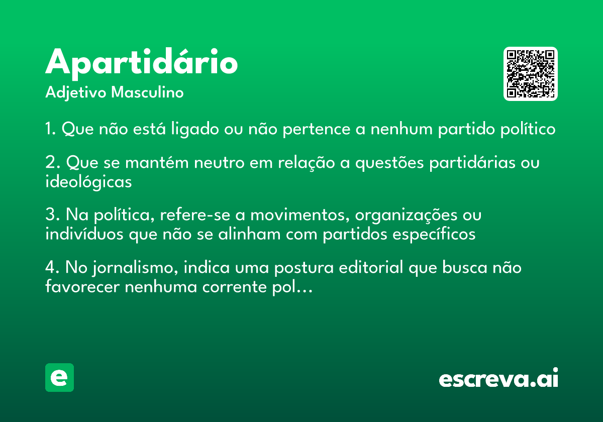 apartidário