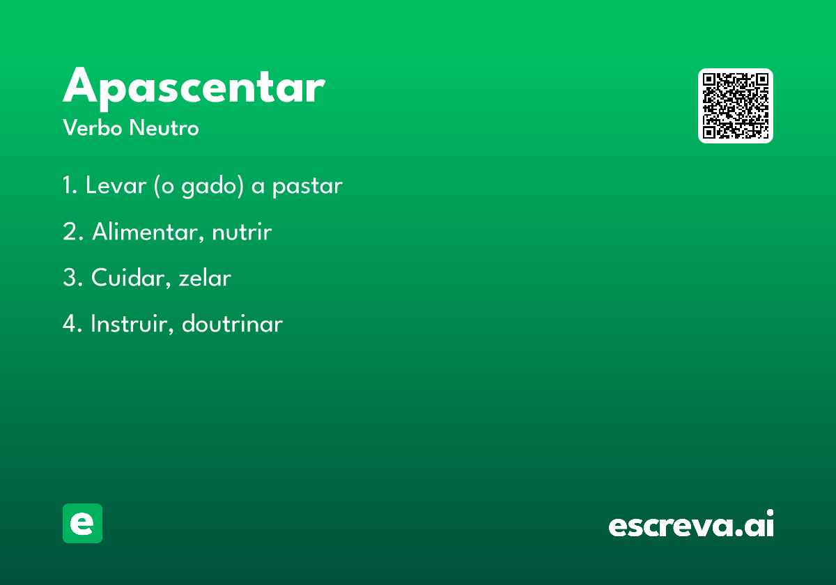 apascentar