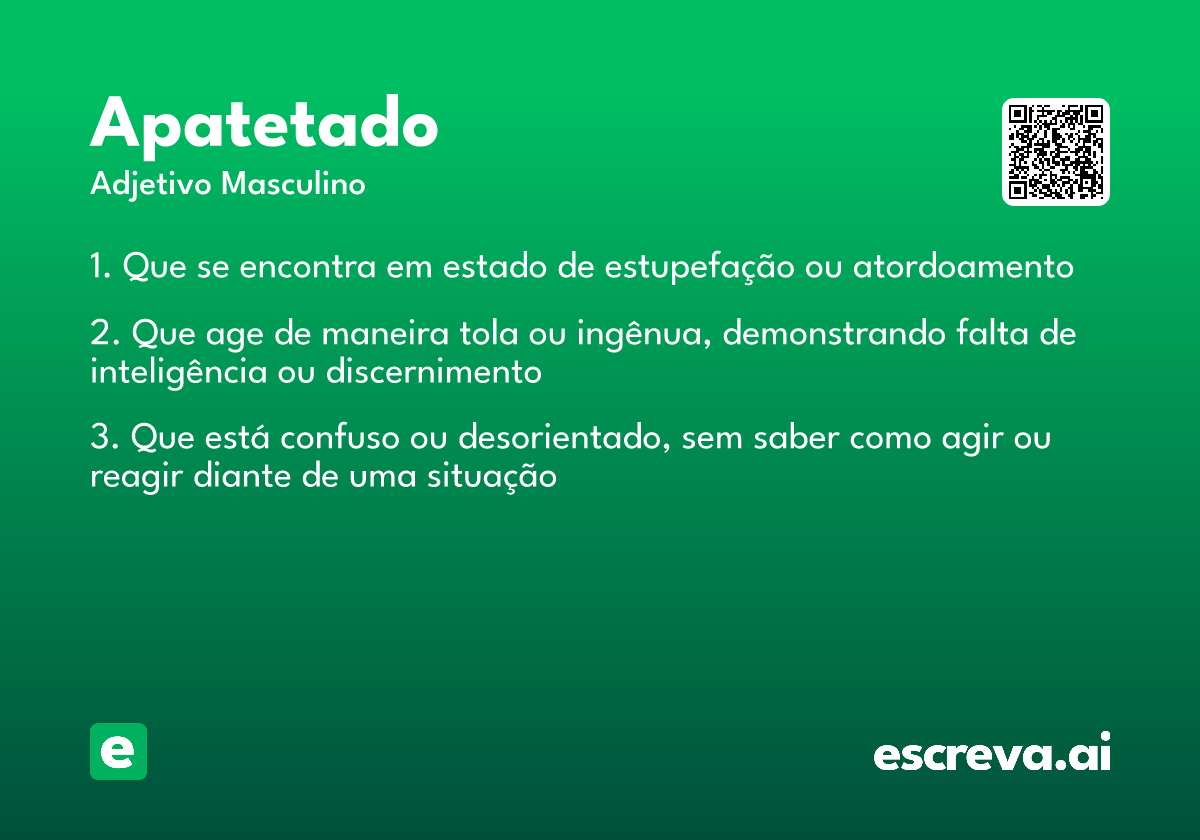 apatetado