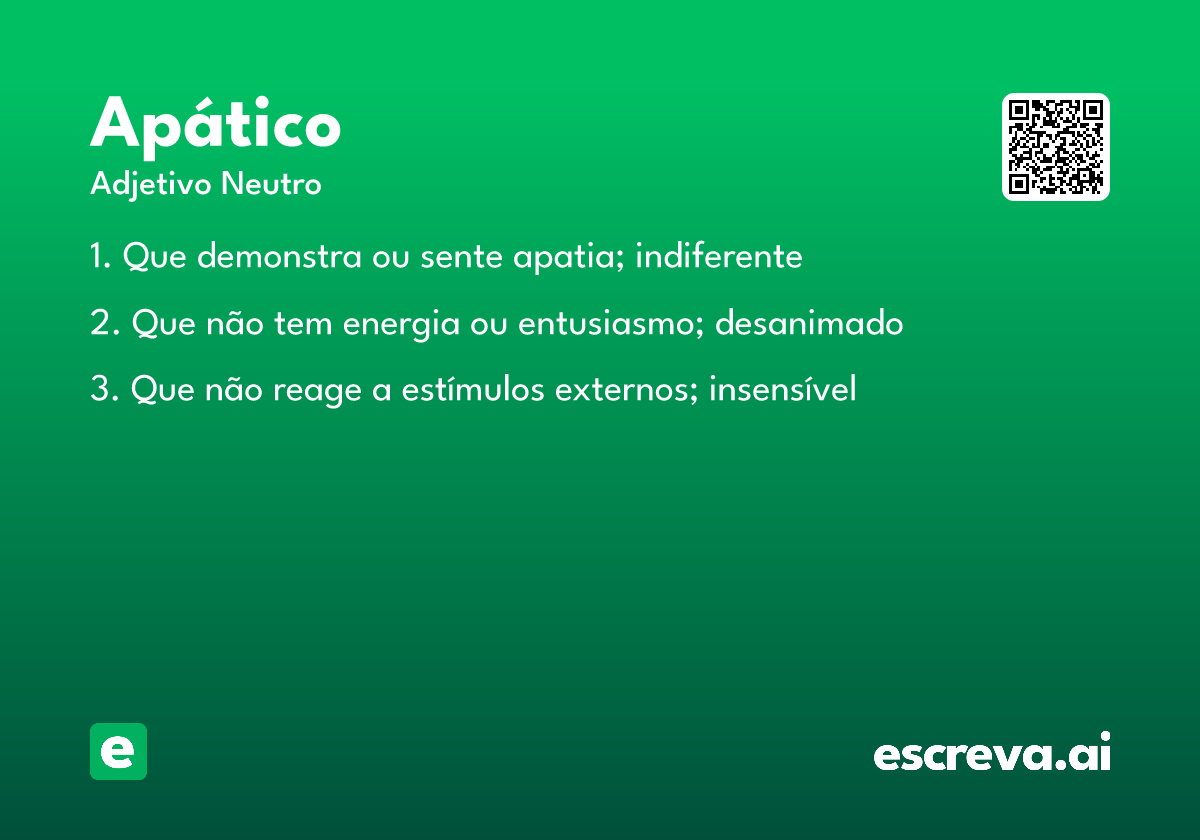 apático