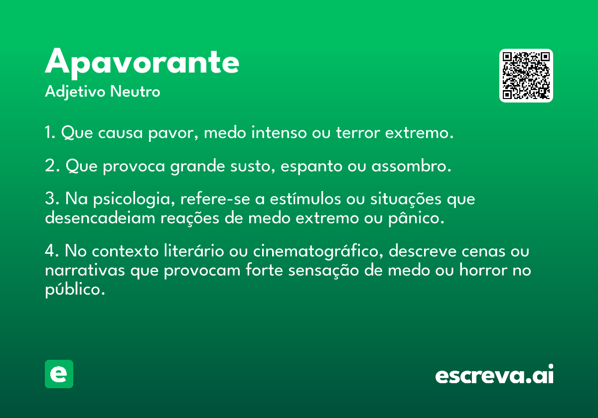apavorante