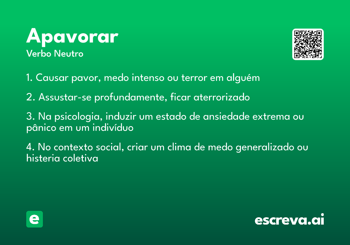 apavorar
