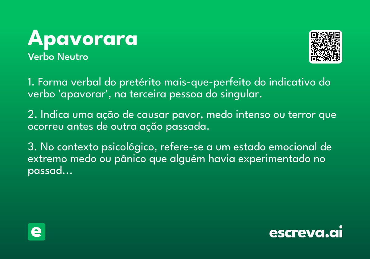 apavorara