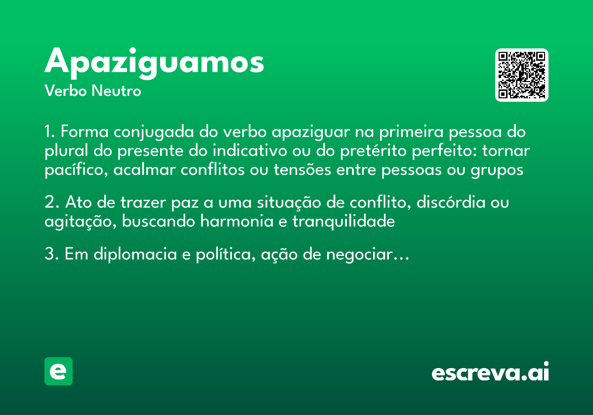 apaziguamos