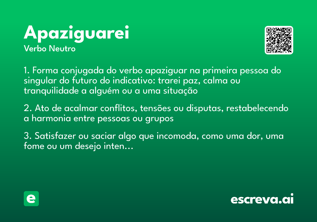 apaziguarei