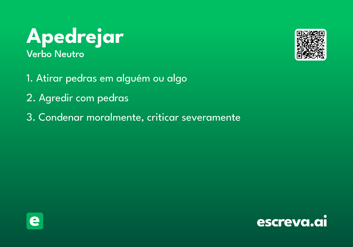 apedrejar