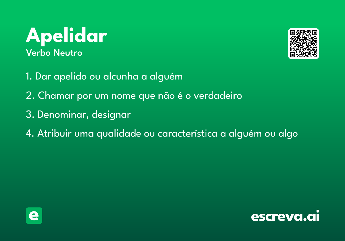 apelidar