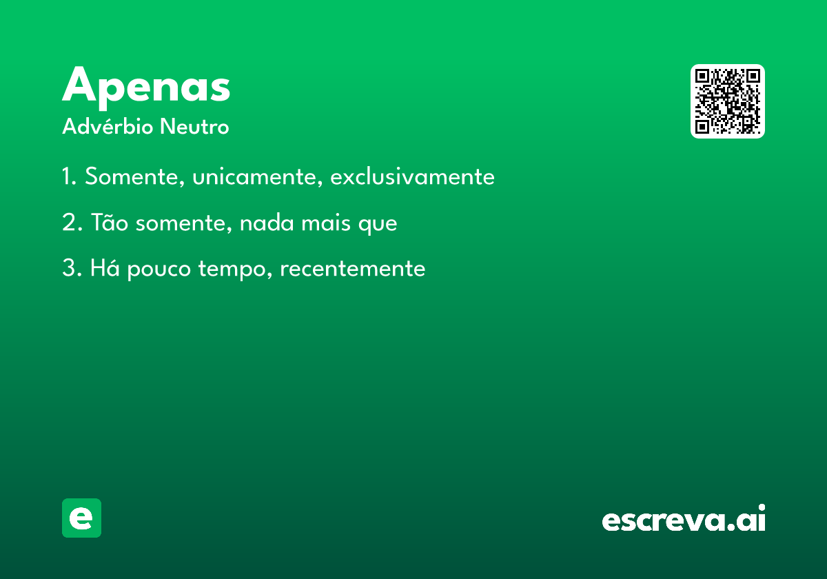 apenas
