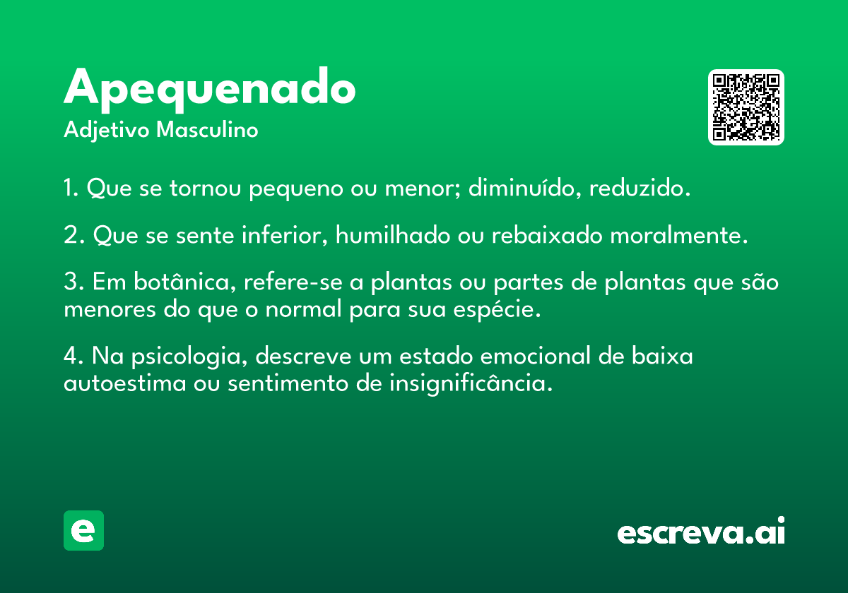 apequenado