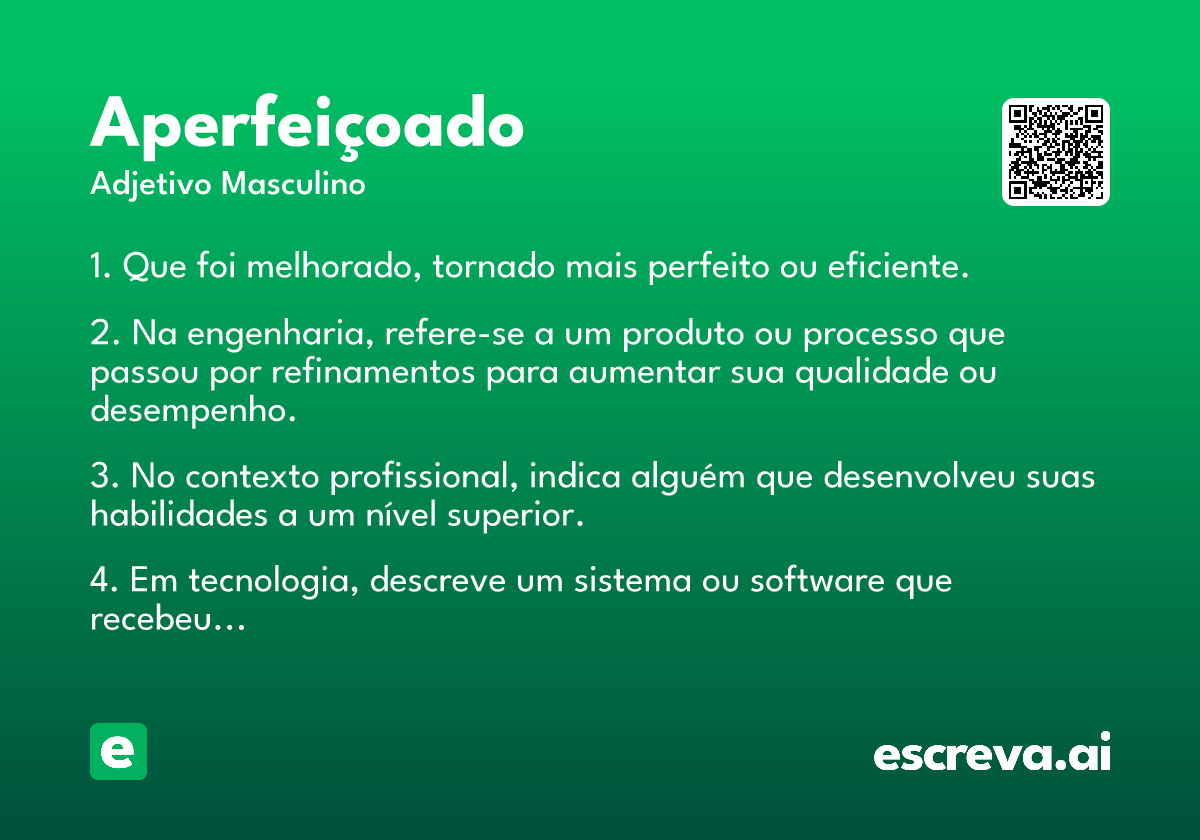 aperfeiçoado