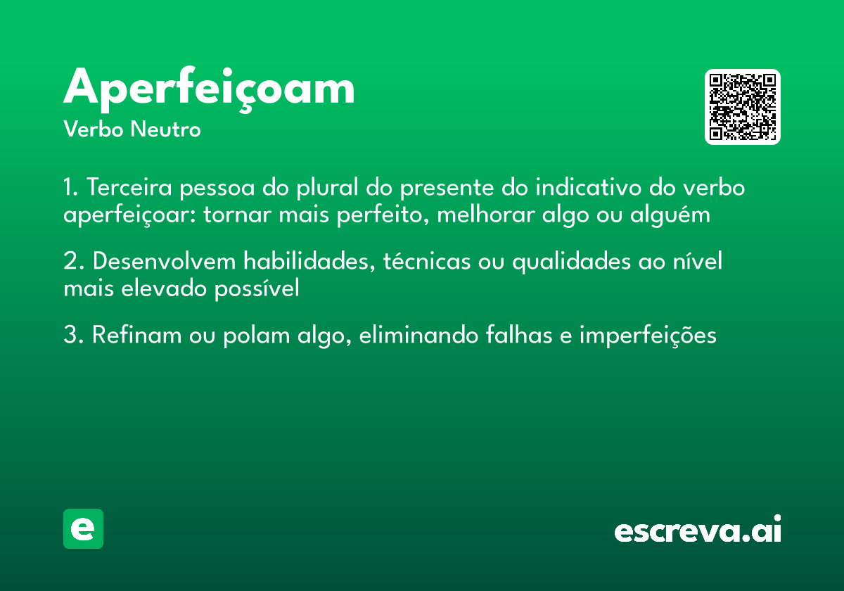 aperfeiçoam