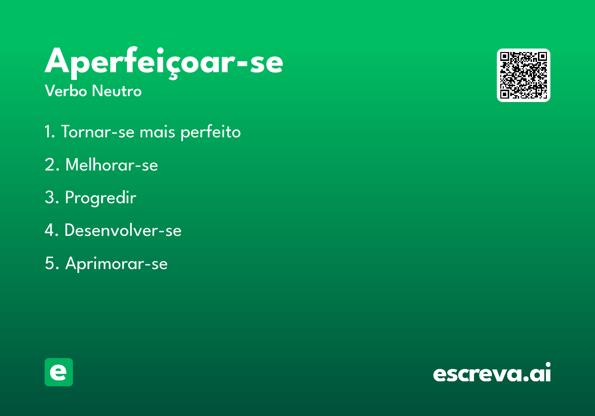 aperfeiçoar-se