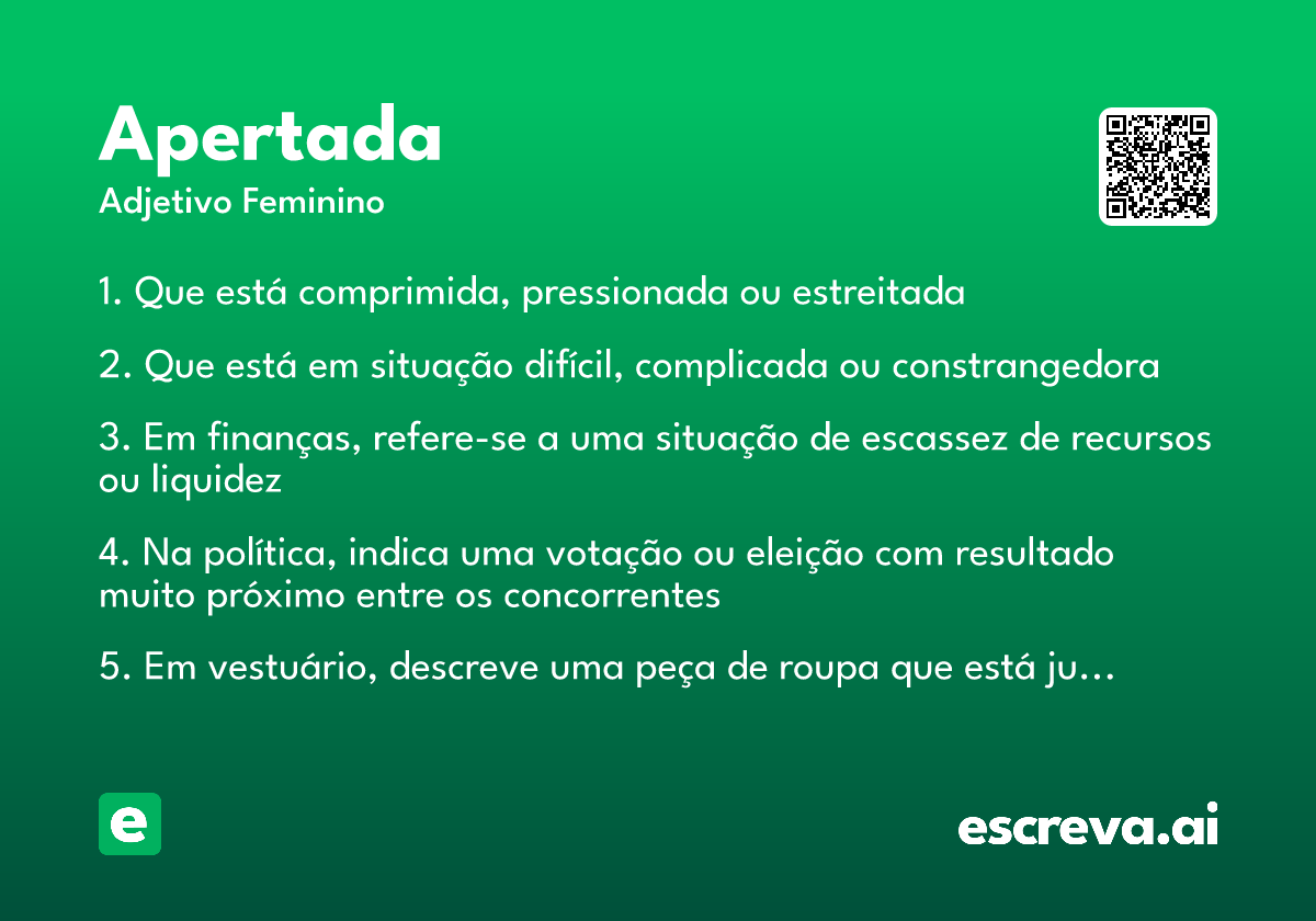 apertada