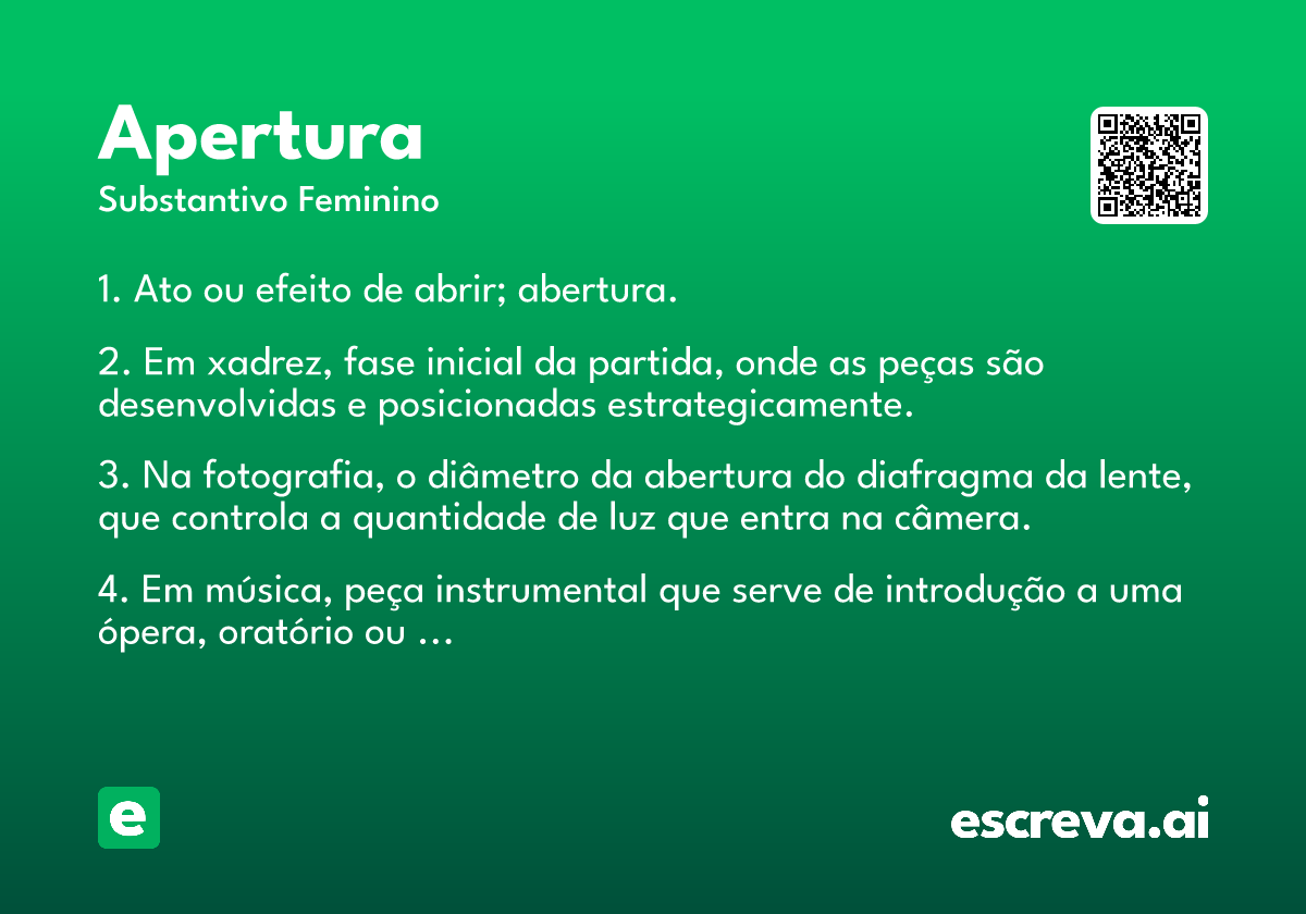 apertura