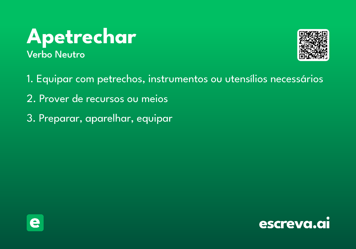apetrechar