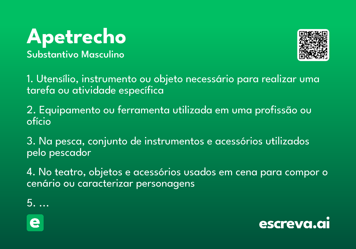 apetrecho