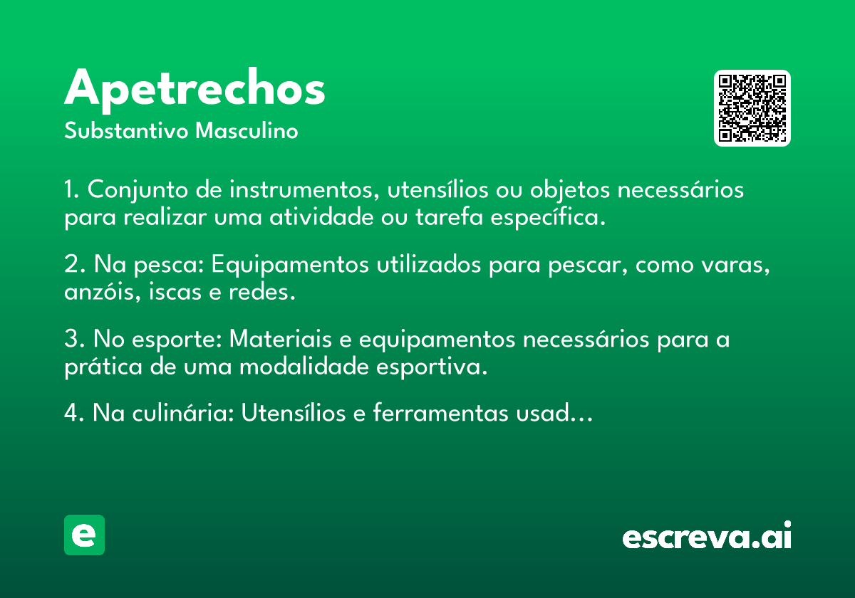 apetrechos