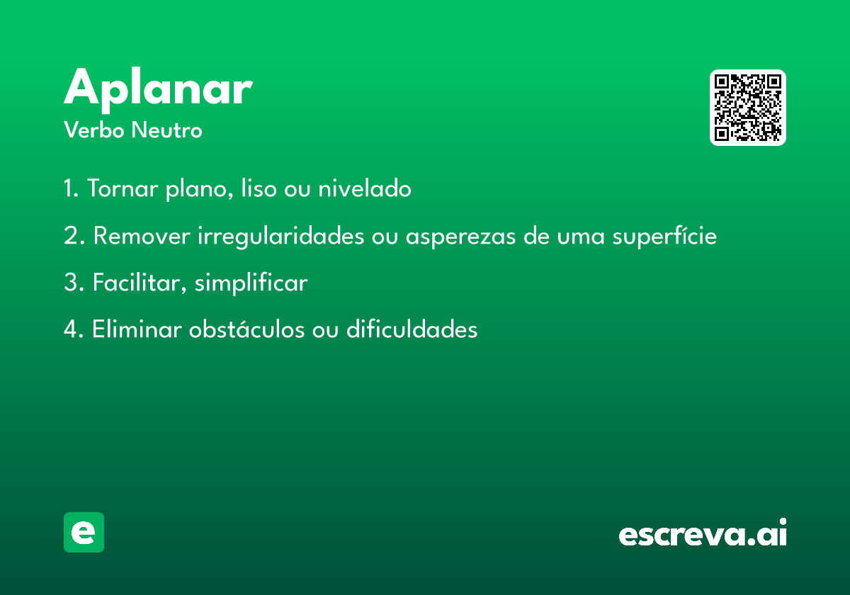 aplanar