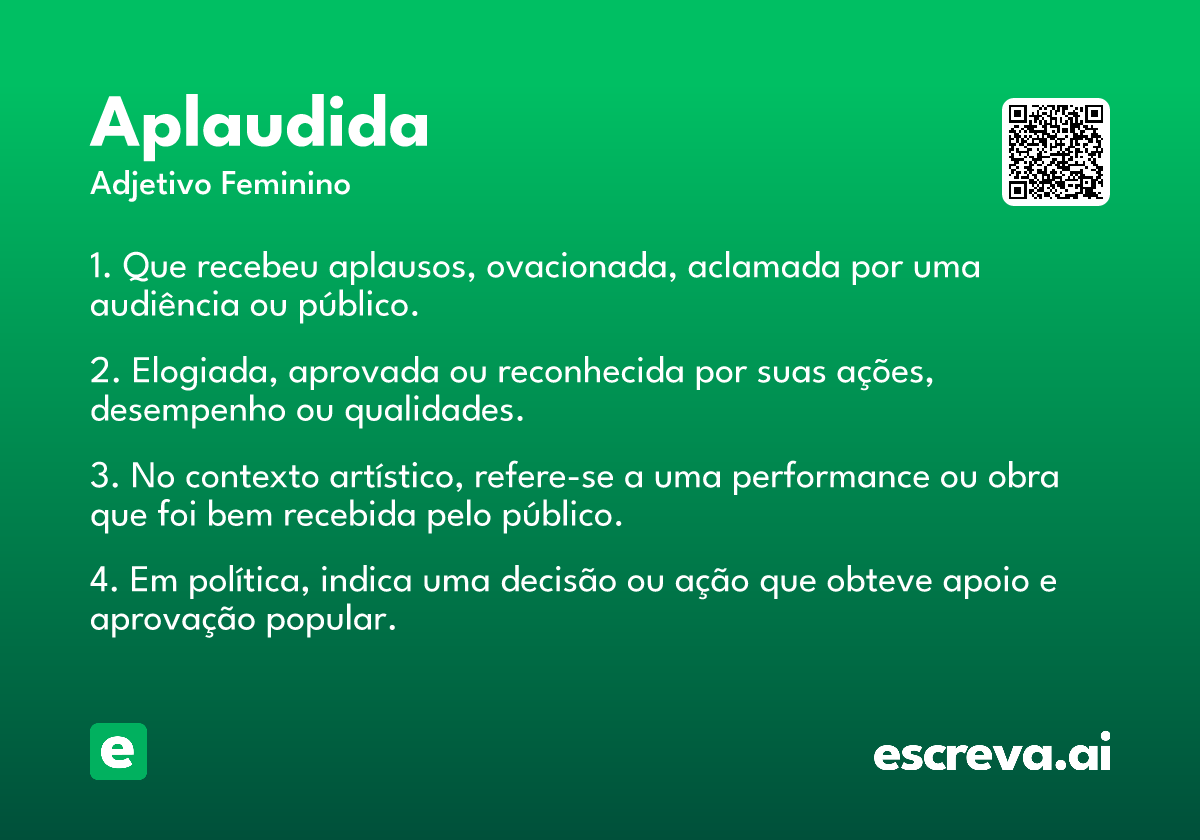 aplaudida