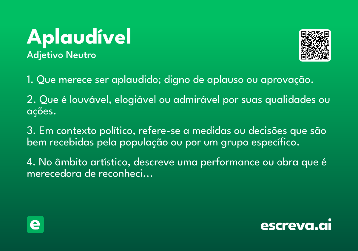 aplaudível