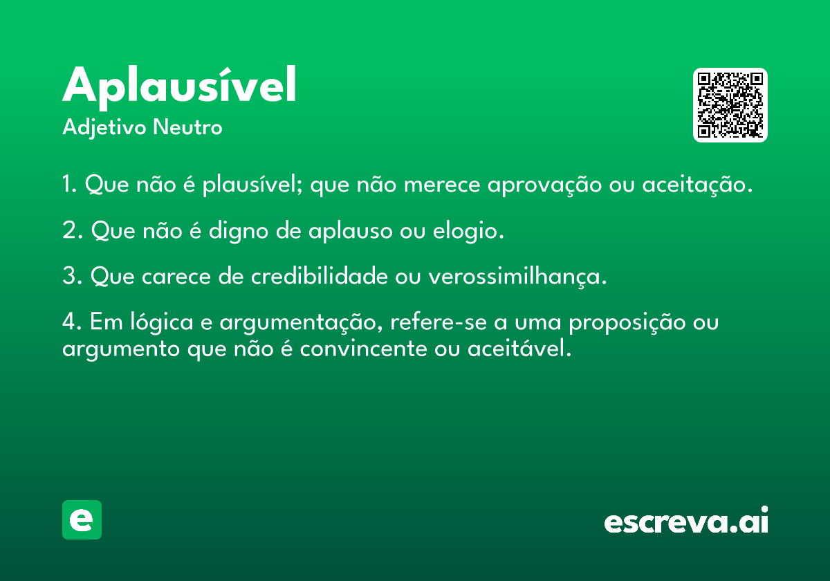 aplausível