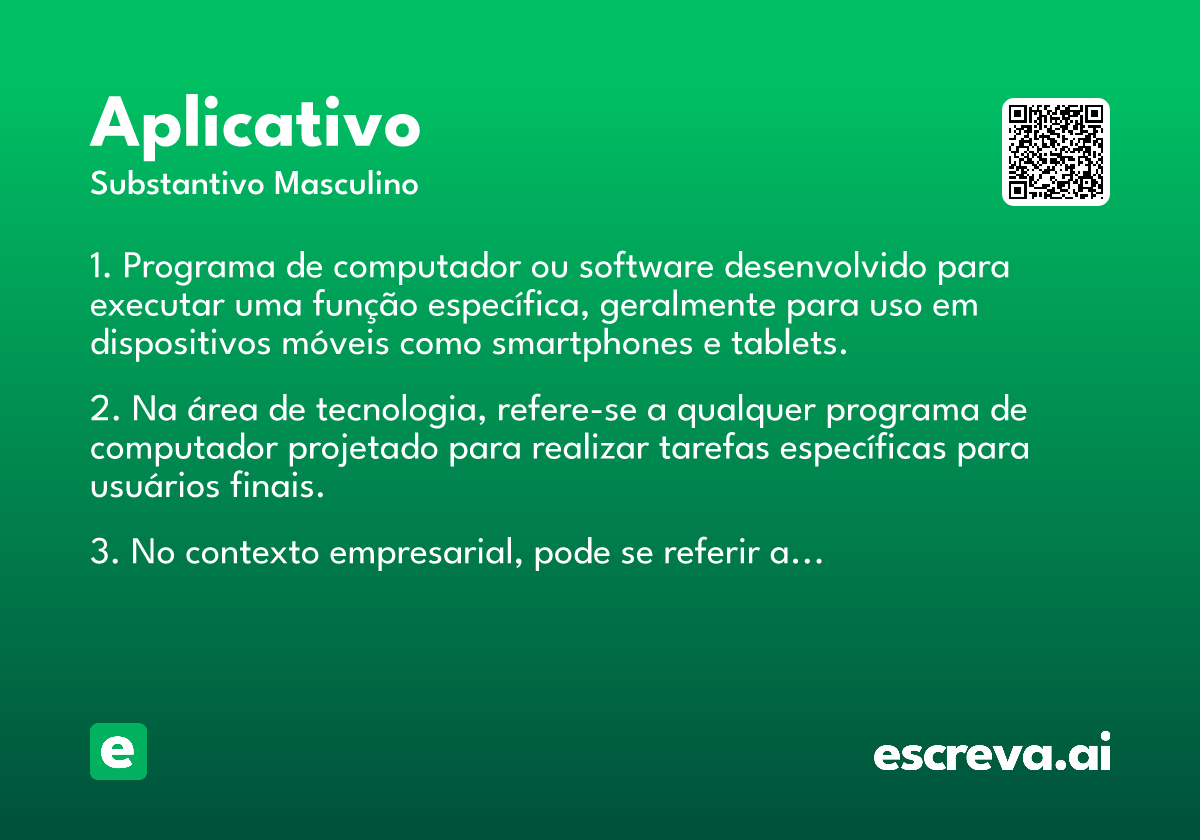 aplicativo