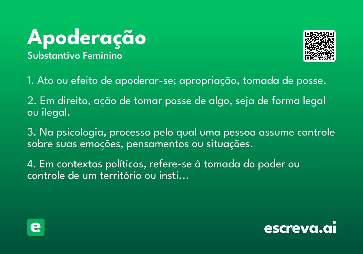apoderação