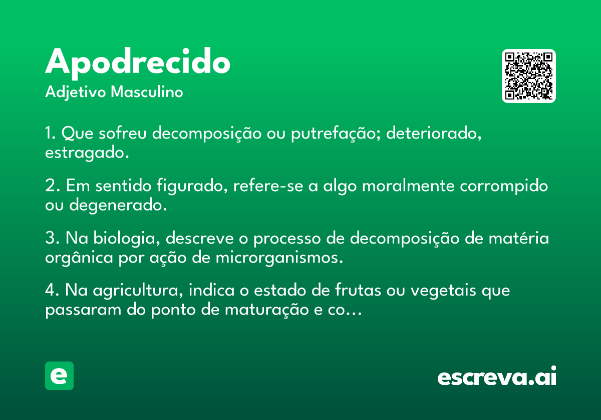 apodrecido