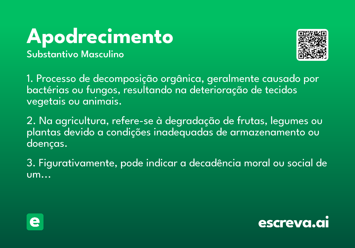 apodrecimento