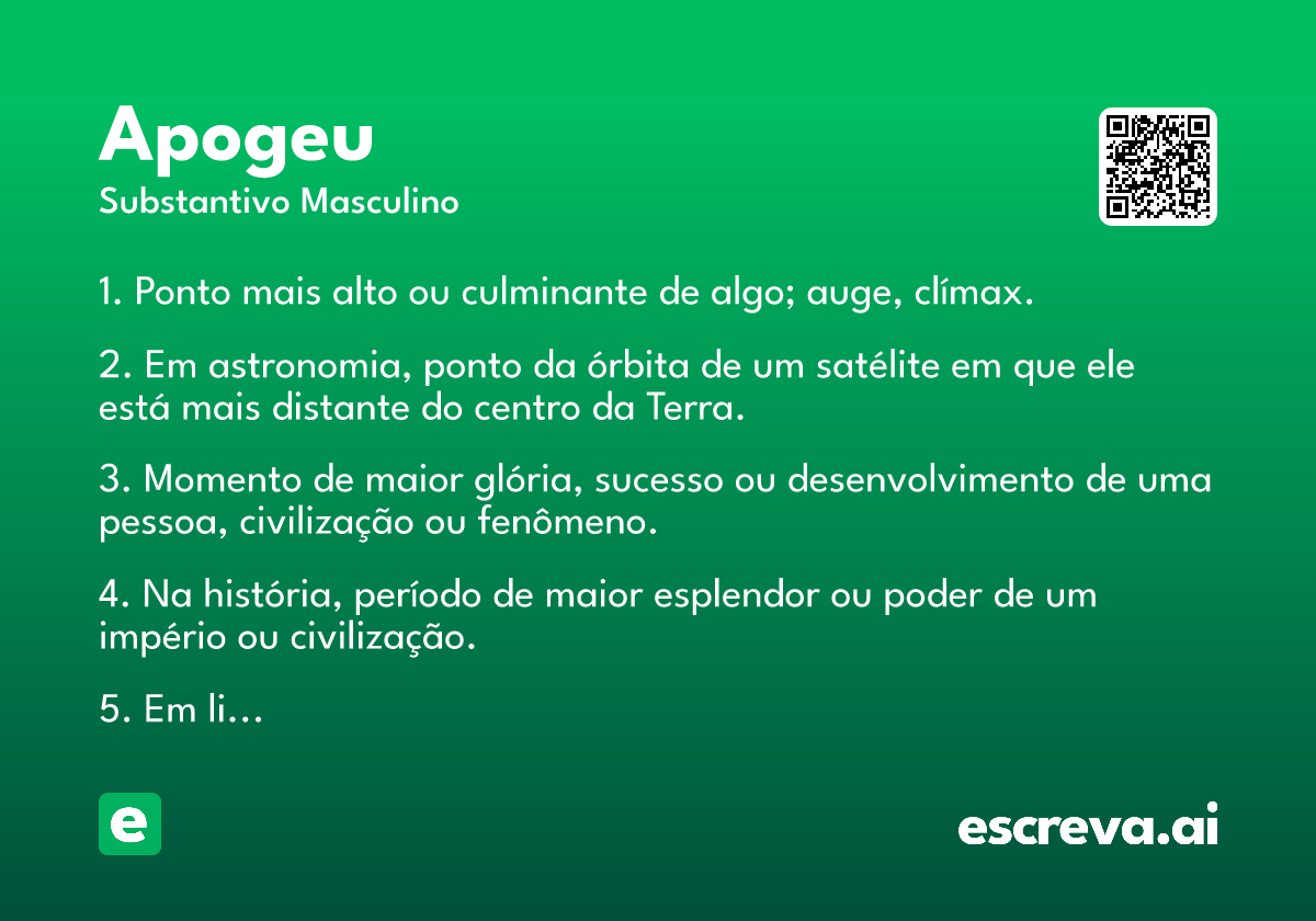 apogeu