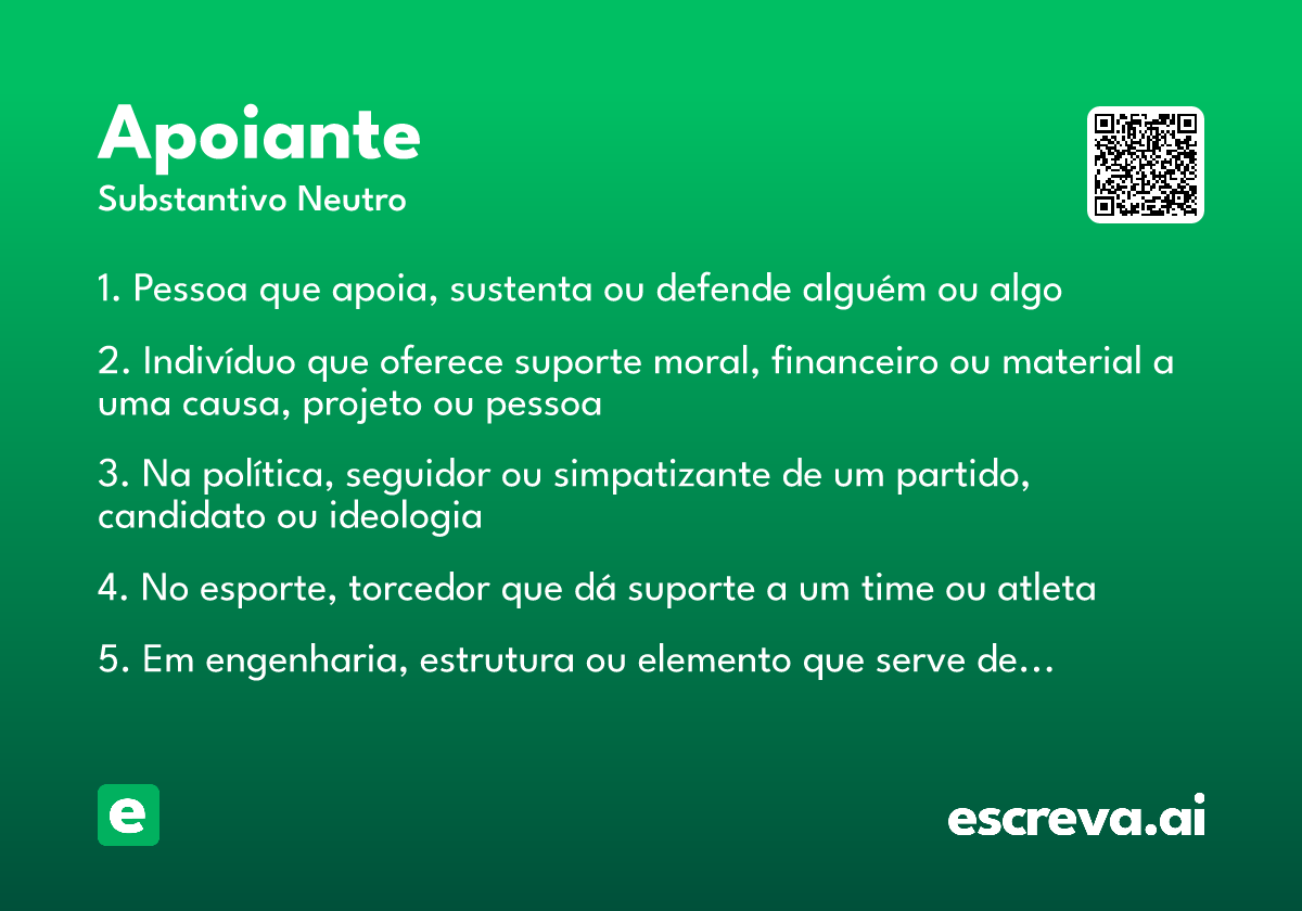 apoiante