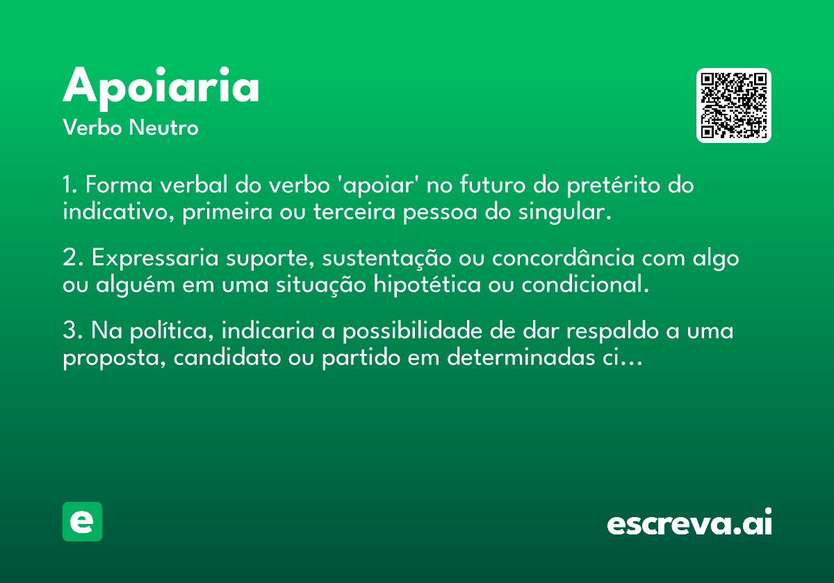 apoiaria