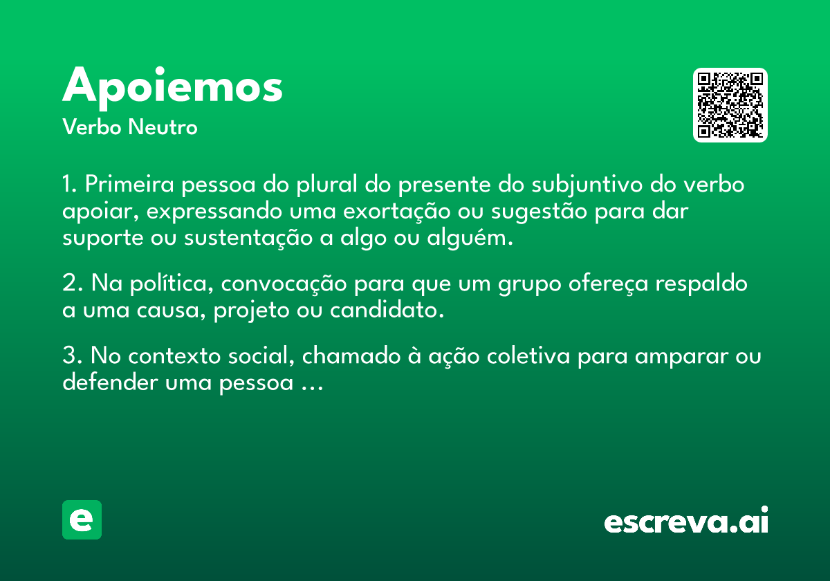 apoiemos