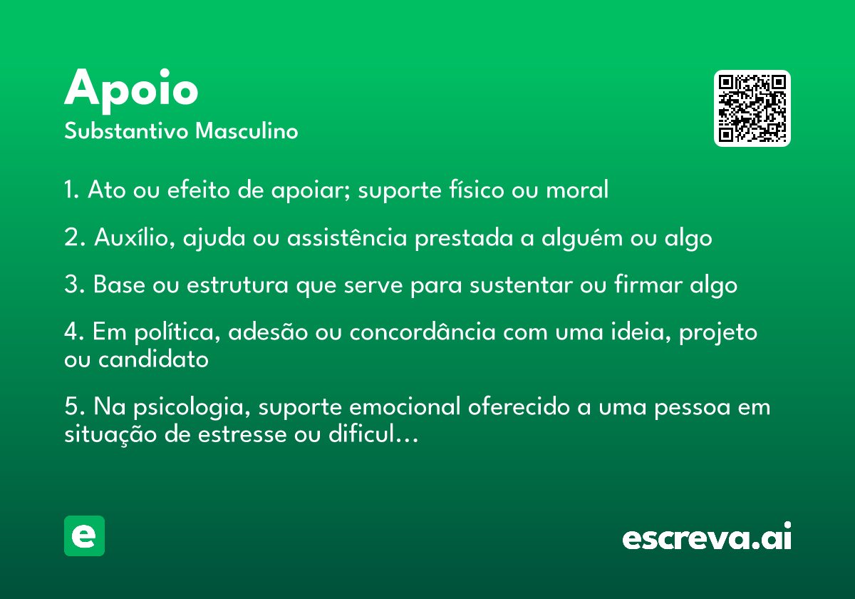 apoio