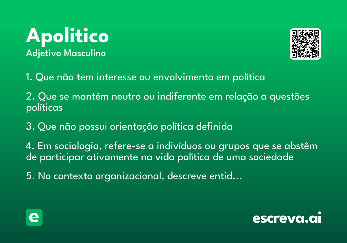 apolitico