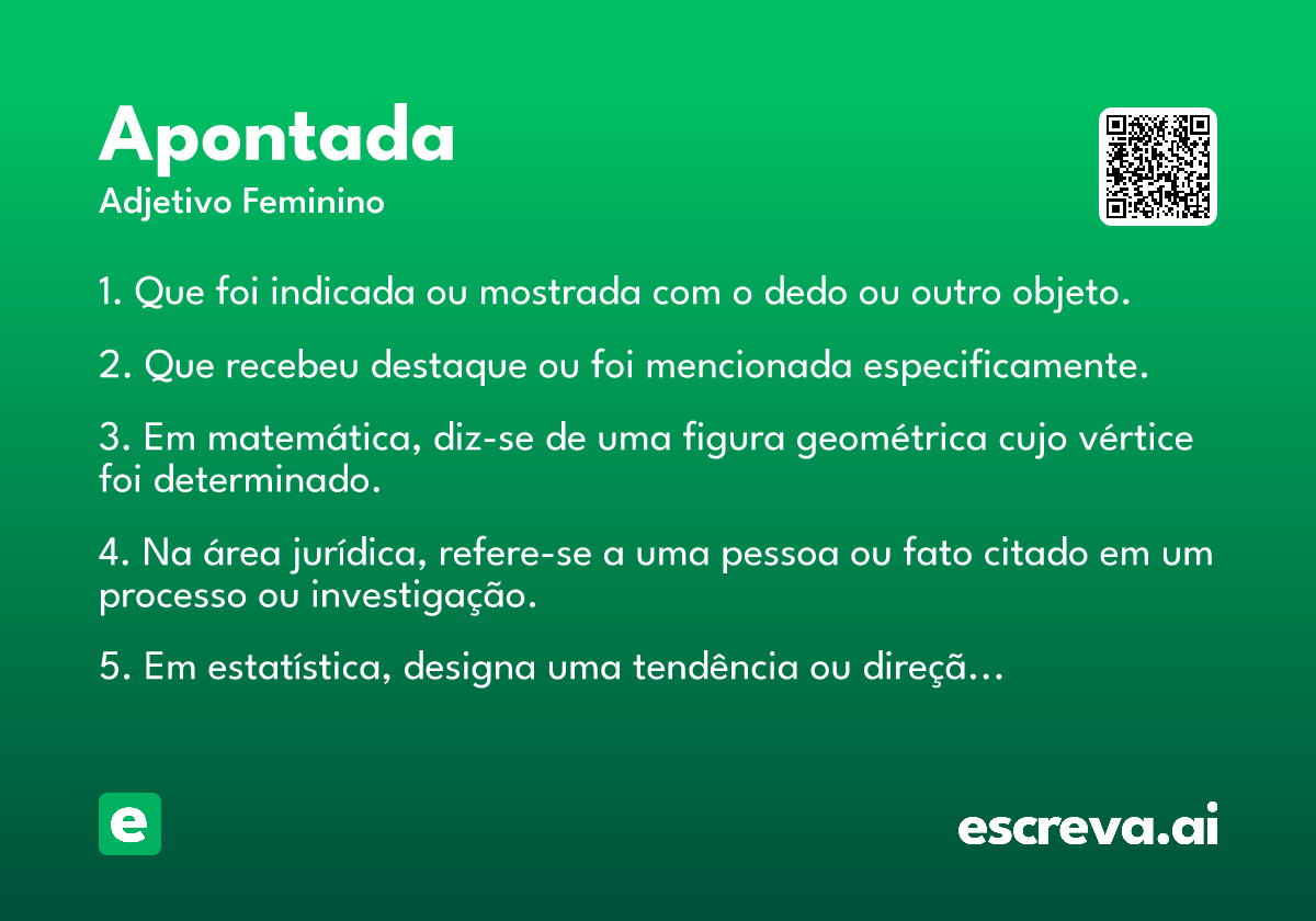 apontada