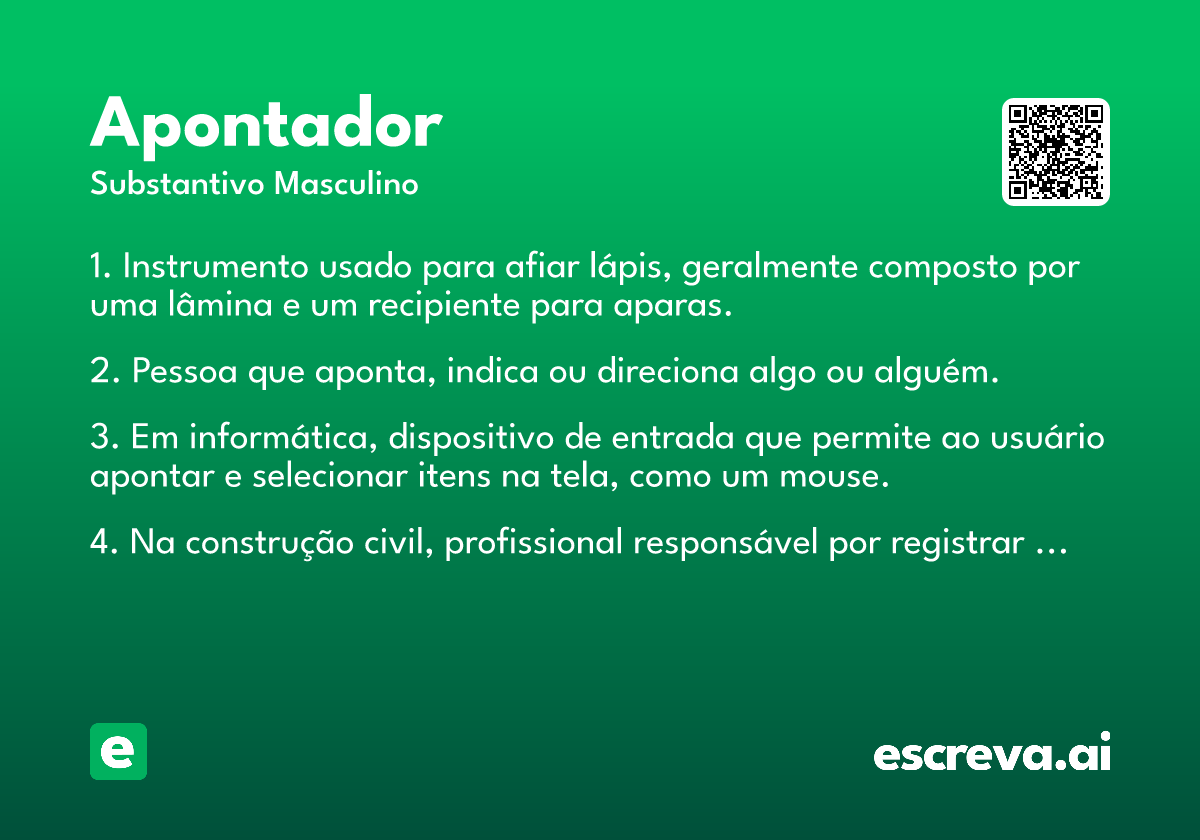apontador